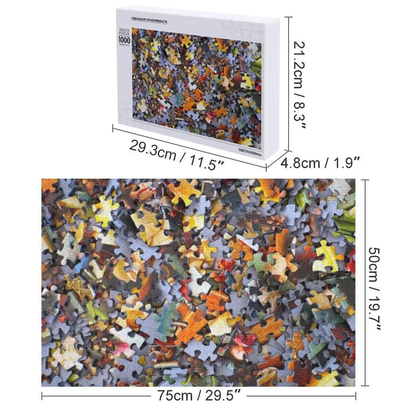 Nieozdobyte puzzle fotograficzne, personalizowane puzzle dla niemowląt z własnym zdjęciem.