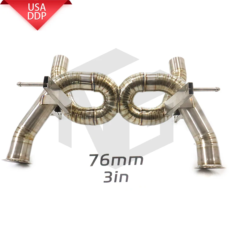 

ING Titanium Alloy DIY Catback for Lamborghini Aventado SVJ Delete Escape Tube Exhaust System