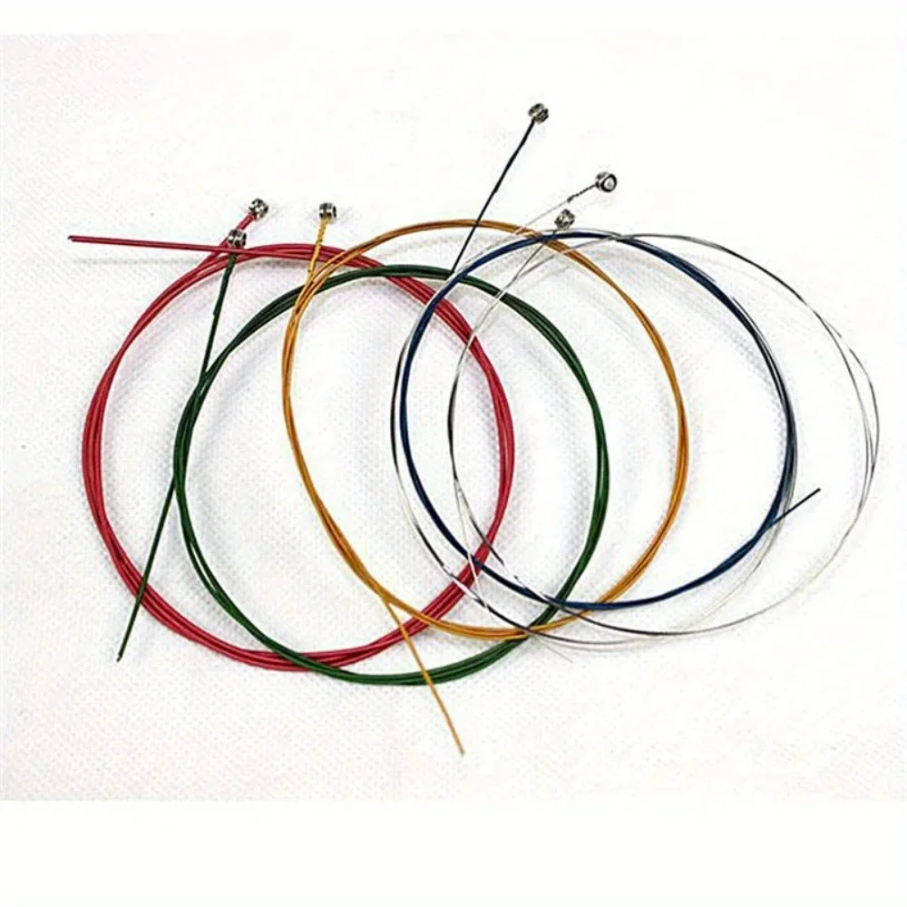 6Pcs/Set Multi Color Acoustic Guitar Strings Rainbow Colorful Guitar Strings E-A For Acoustic Folk Guitar Classic Guitar11