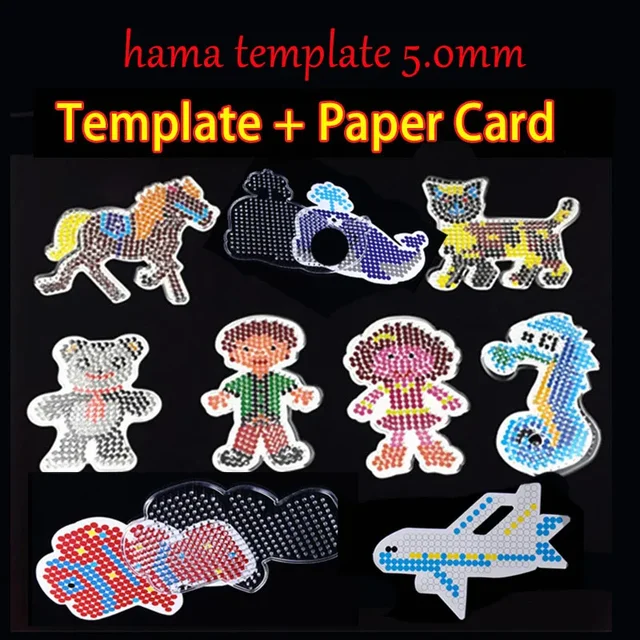 Perler koraliki 5mm Hama koralik dzieci edukacyjne puzzle zabawki DIY prezent Food Grade EVA koraliki bezpiecznikowe