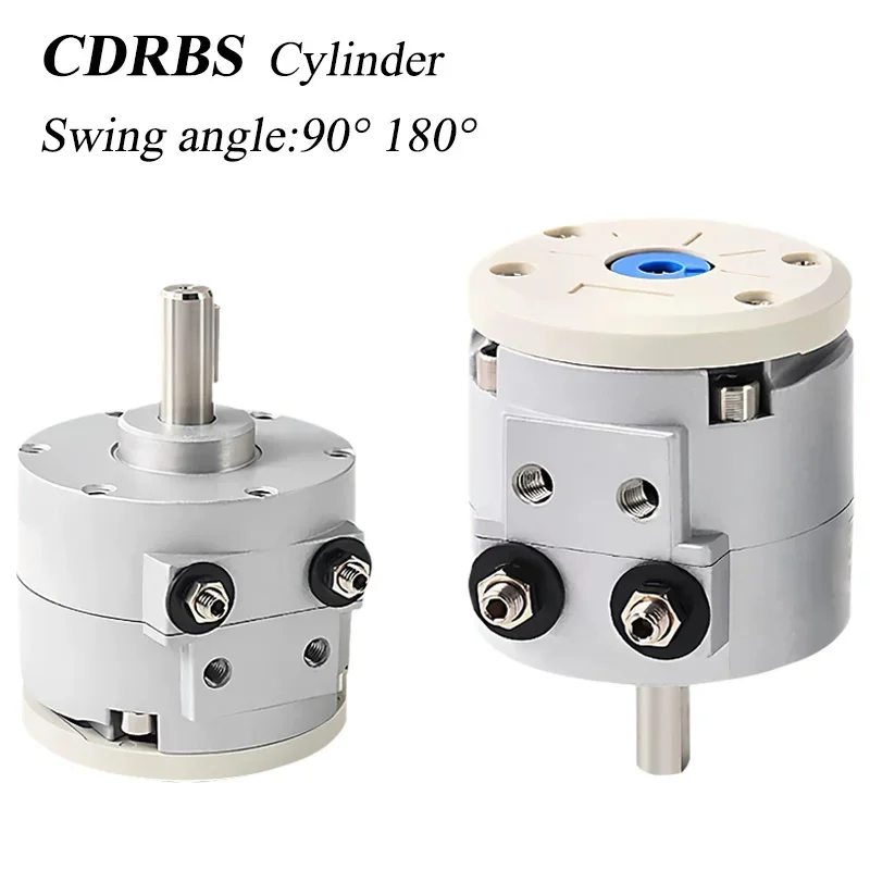 HLH CDRBS Series Vane Type Rotary Swing Pneumatic Cylinder  CDRBS 10/15/20/30/40-90° /180° With Magnet Rotating Cylinder Actuato