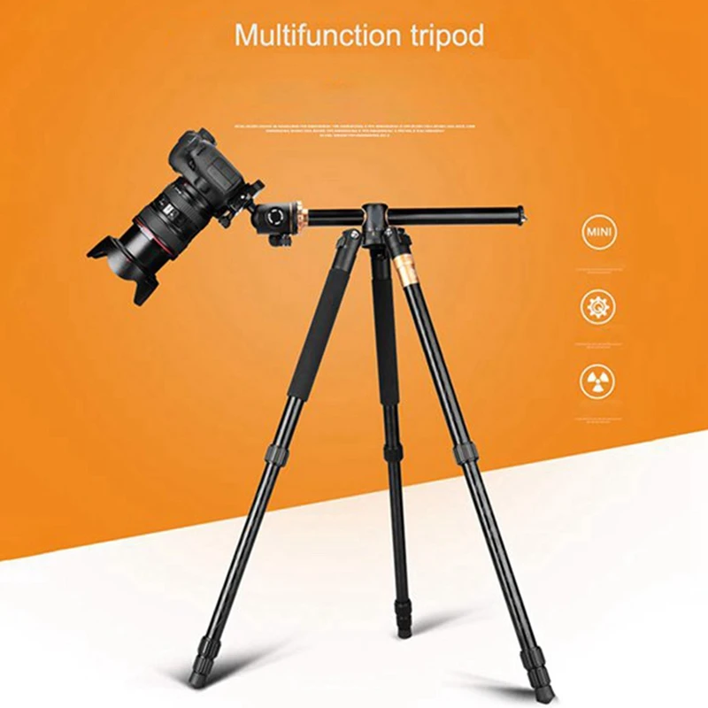 Q999H Camera Tripod Vertical Frame Axis Bracket Long Tube Short Tube Camera Cross Arm Tripod