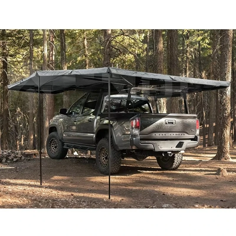 4wd Ready to Ship 270 Degree Awning for Car 270 Degree Awning with Walls 2.5m 270 Plus Awning Free Standing with Poles