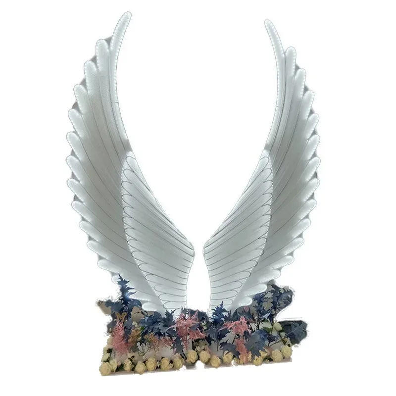 New wing ornament wedding props angel wings wedding scene layout model wrought iron wedding background decoration