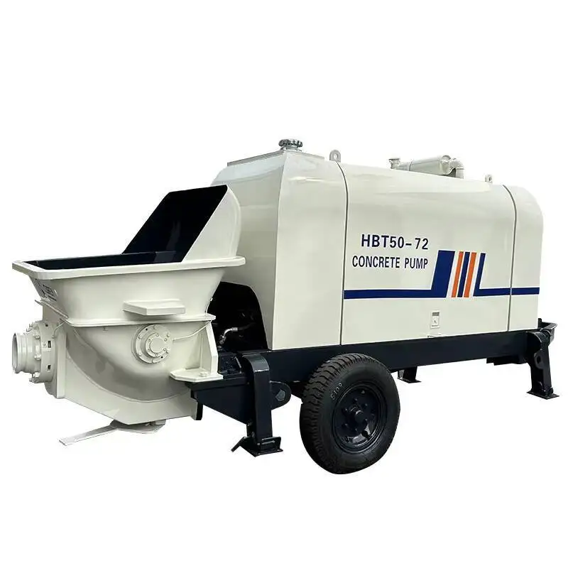 Diesel Concrete Pump Secondary Structure Column Conveyor Cement Mortar Fine Stone Ground Pumping Truck Small Loading
