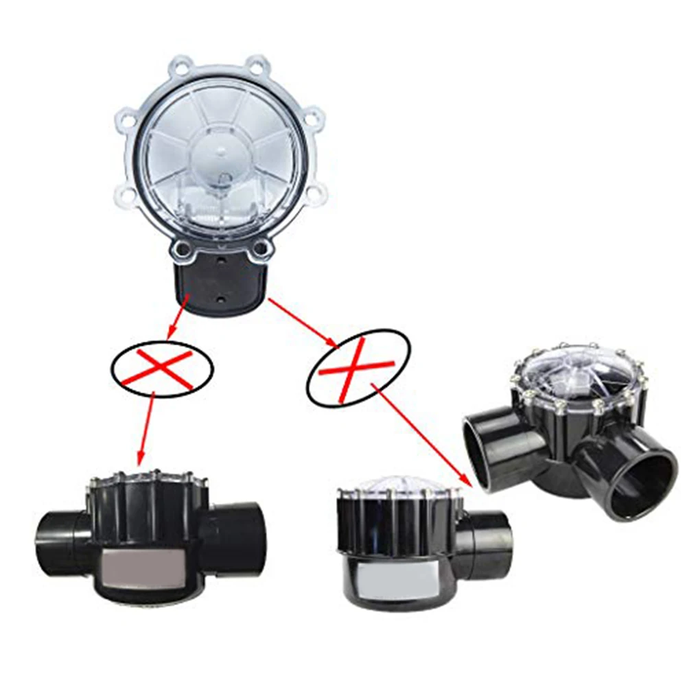 For Pool Maintenance As Shown 2 Inch Check Valve Transparent Durability Under Pressure Easy Monitoring Of  For
