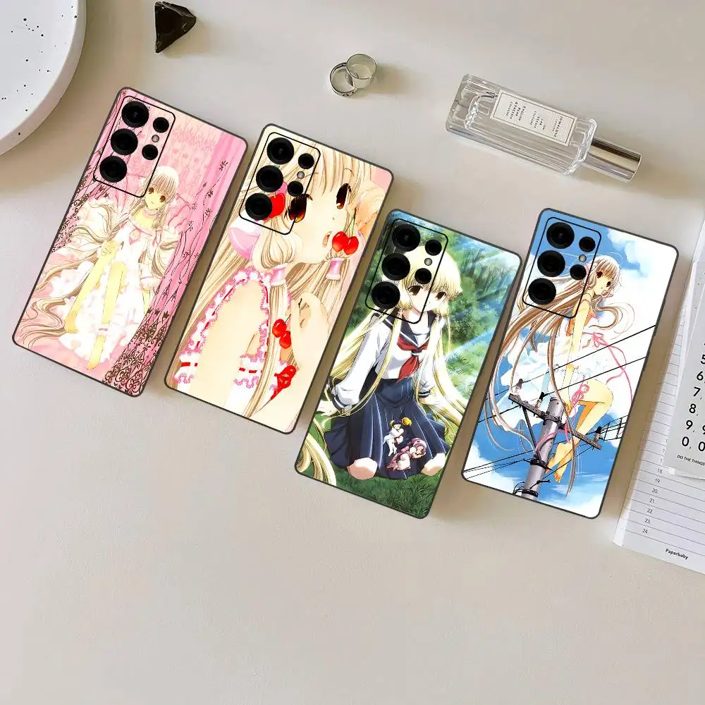 Anime Chobits Phone Case For Samsung S 24 fe 25 Ultra plus 20 lite 21 30 22 23 24 22 Ultra 5G Fundas