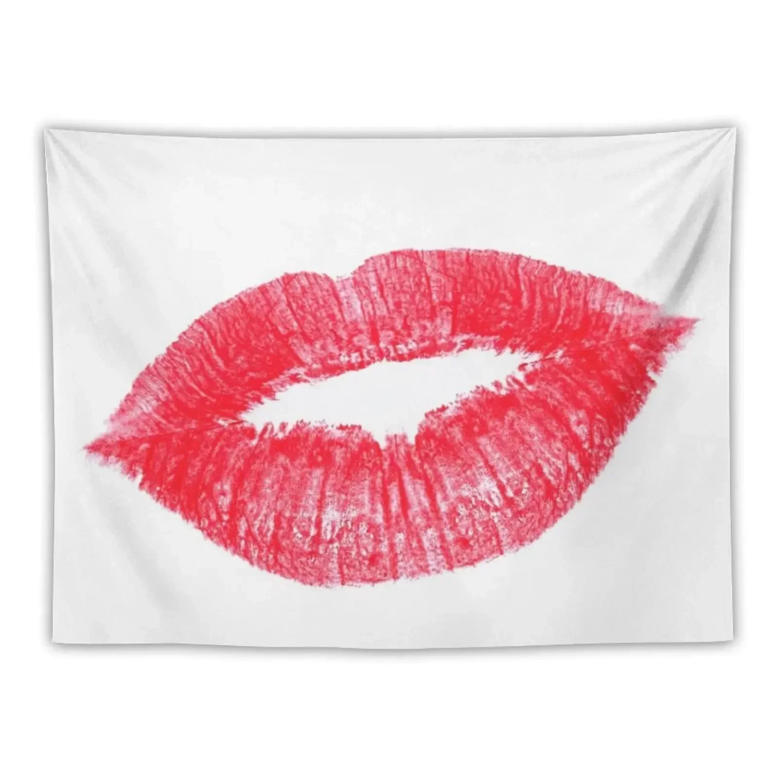 

Big Red Lips design Tapestry Cute Room Decor Room Decorating Aesthetic Cute Decor Tapestry