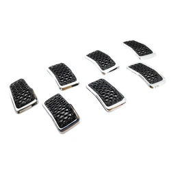 7PCS Car Front Bumper Central Grill Cover Trim Replaced Mesh Honeycomb Racing Grilles For Jeep Cherokee 2019 2020 2021 2022