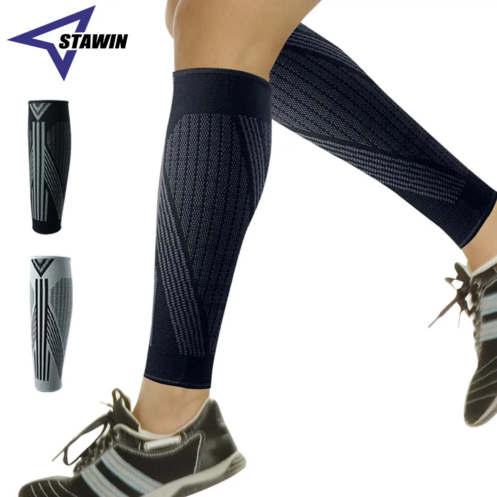 1 Pair Calf Compression Sleeves Men Women - Footless Compression Socks Support for Varicose Veins, Nursing, Pregnancy, Running