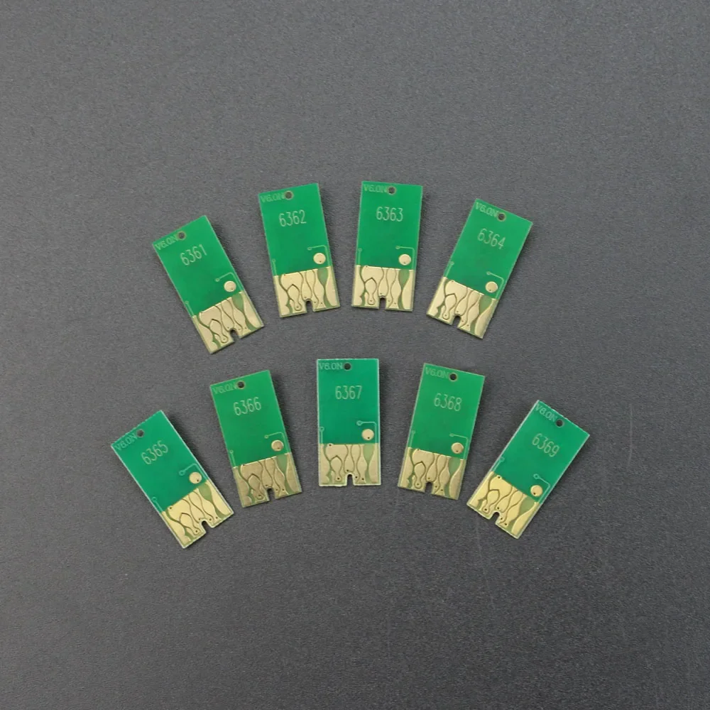 Imagem -03 - Chip de Reposição de Cartucho para Epson Stylus Pro Chip Arc 7700 9700 7890 9890 7900 9900 Printer T6361-t6369 T636a T636b Cores Cores 11 Cores