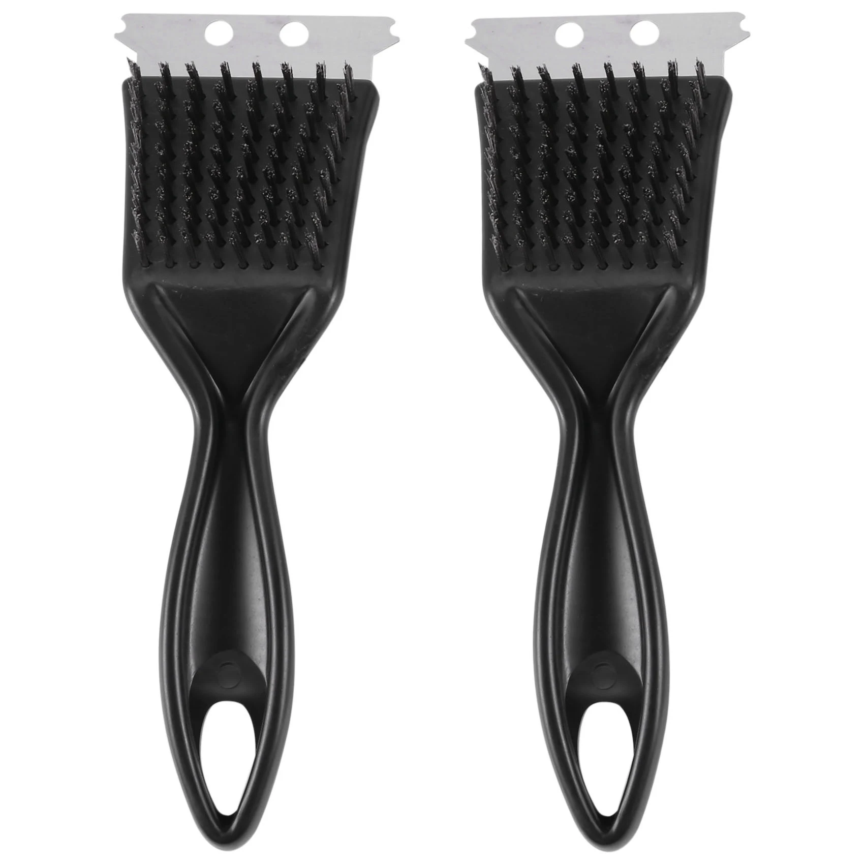 BBQ Grill Brush Grill Cleaner Barbecue Grill Brush and Scraper Non Scratch Cleaning Best for Any Grill 2 Pieces