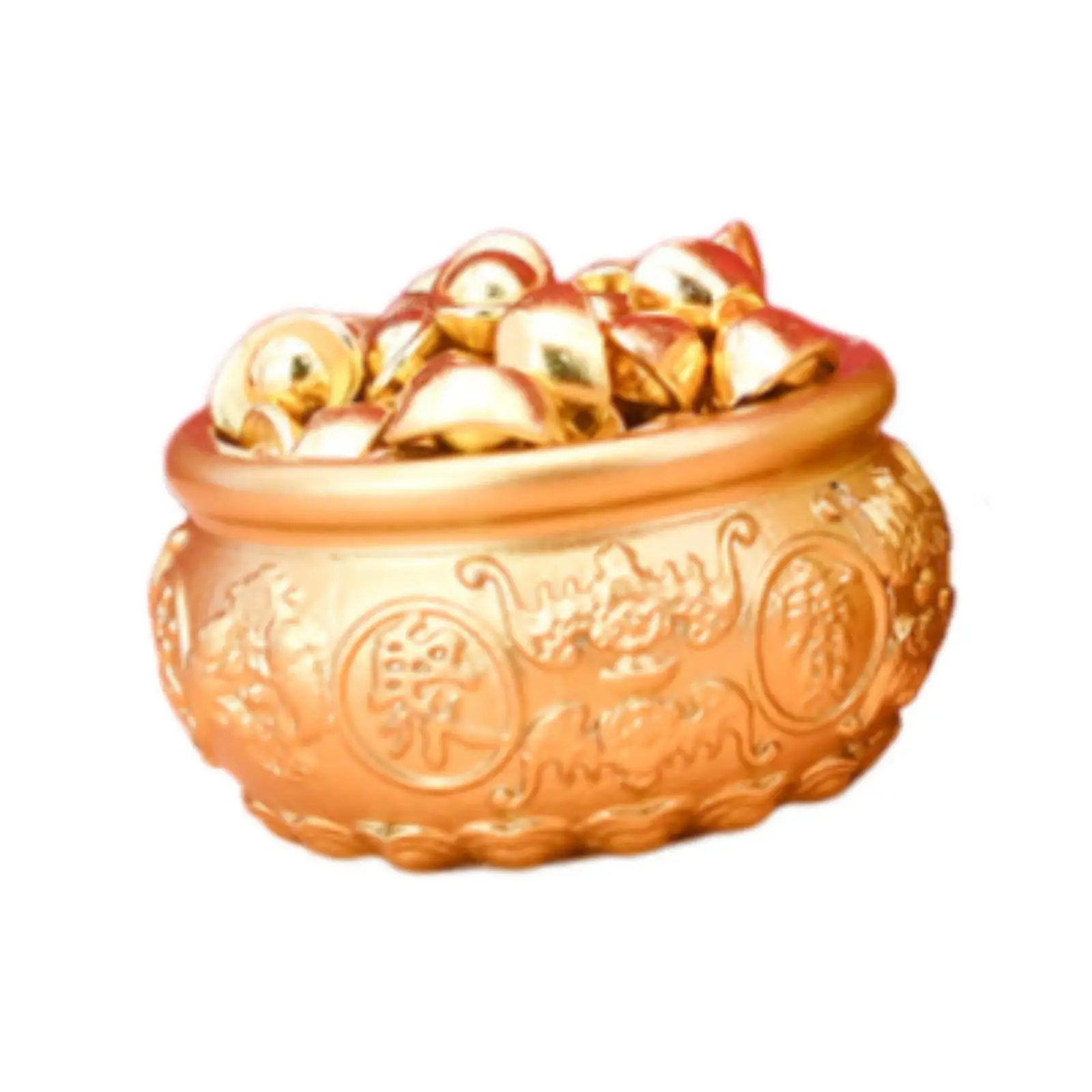 Treasure Bowl Chinese Feng Shui Decor Treasure Basin for Wedding Desk Shop