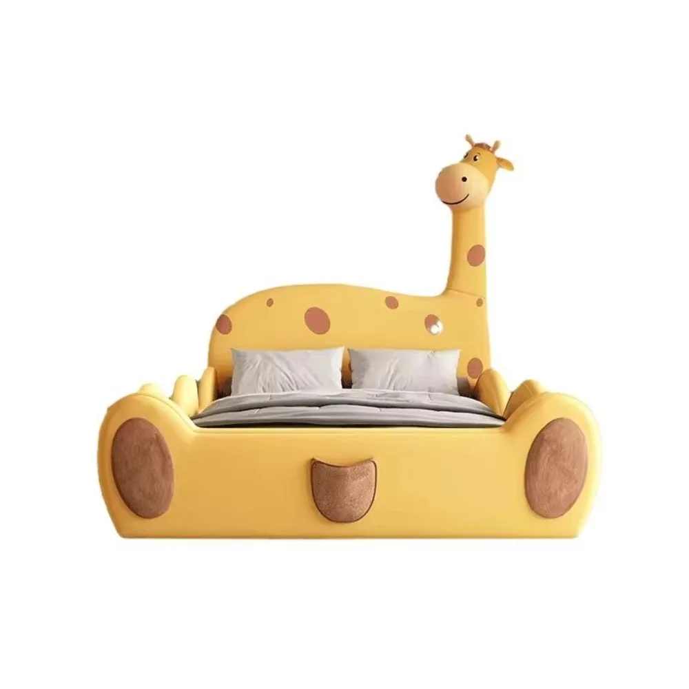 편안한 몬테소리 어린이 동물 모양 침대 인기 만화 테마 침대 나무 거실용