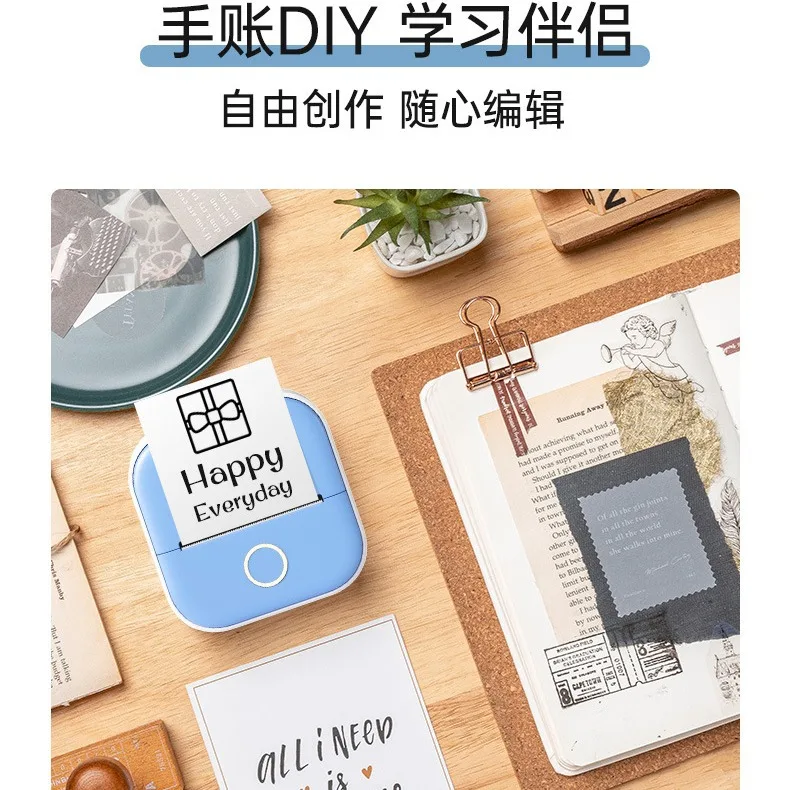 Горячая Распродажа PhomemoT02 2025, мини-принтер этикеток для мобильного телефона, Bluetooth, небольшой домашний термопринтер, принтер для неправильных вопросов