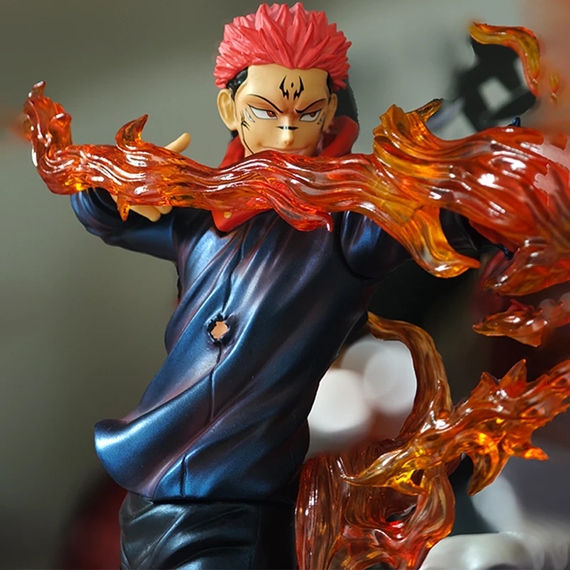جديد في المخزون 28 سنتيمتر Jujutsu Kaisen شخصيات كرتونية Itadori يوجي أرقام Ryomen Sukuna بولي كلوريد الفينيل تمثال جمع نموذج هدية مزخرفة لعبة