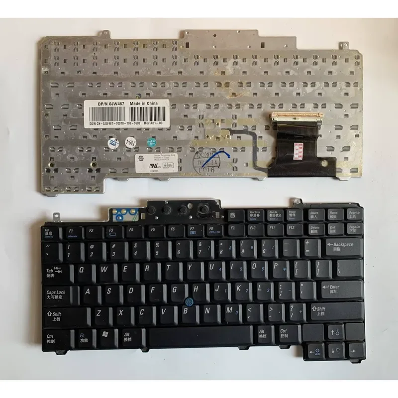 Teclado Americano para Notebook Dell Latitude D620 D630 D820 D830