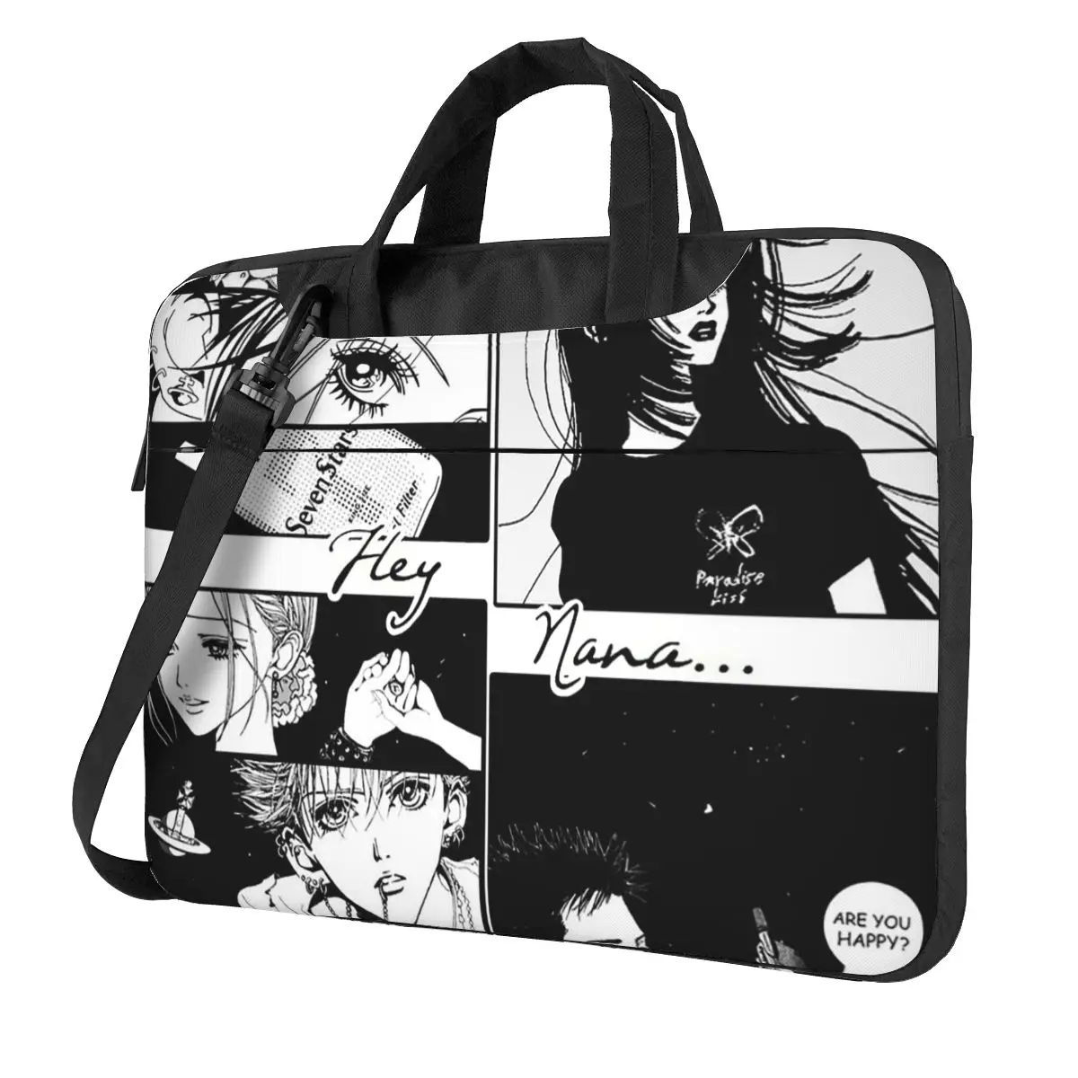 Nana The Black Stones Osaki Anime Crossbody Laptop Bag Case Computer Bag Resistant Protective  Macbook Pro Lenovo