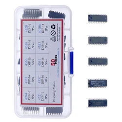 HEF/HCF/CD DIP 4500 Series CMOS Logic IC Assortment Kit 4094 4511 4516 4518 4520 4521 4532 4541 4543 40106