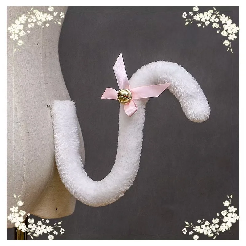 Niedlicher Katzenschwanz, Cosplay, Anime, Kawaii, Tier, Halloween-Party, Kostüme, Accessoires, Kätzchen, Dienstmädchen, Schwanz, Geschenke für Freundinnen – Detail 3