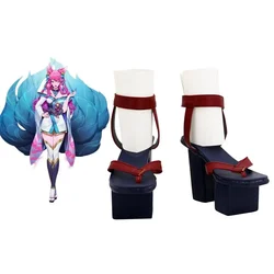 Ahri Spirit Blossom Cosplay Shoes High Heel Sandals Custom Made Any Size