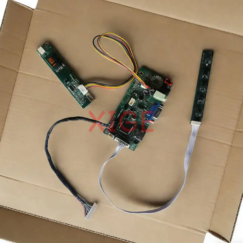 

Плата привода контроллера ЖК-дисплея подходит для N141X201 UB141X01 N141X101 N141X5 1024*768 LVDS 20-контактный HDMI + VGA 1-CCFL 1024x768 комплект DIY