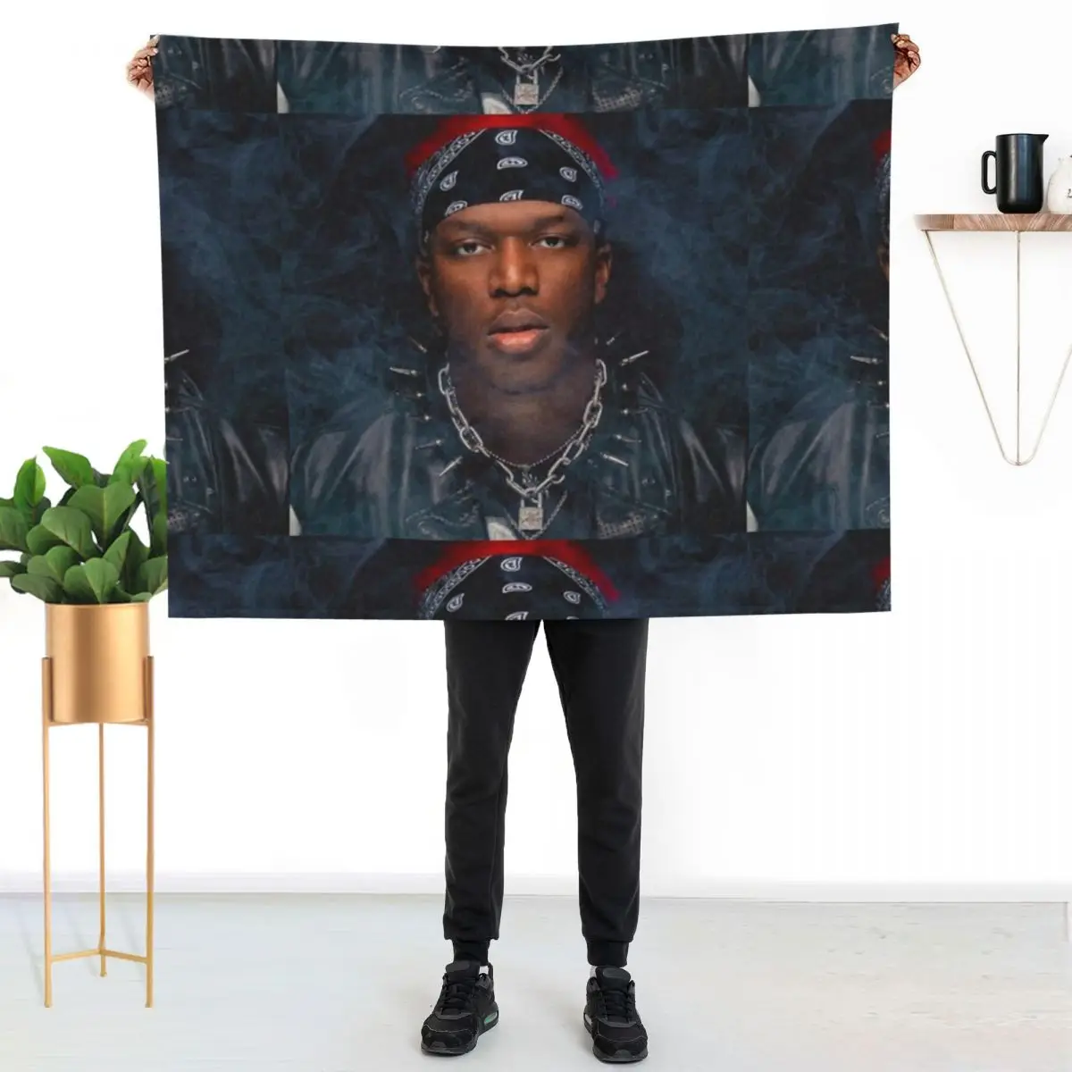 

Ksi Throw Blanket Warm Cozy Throw Blanket for Living Room Couch