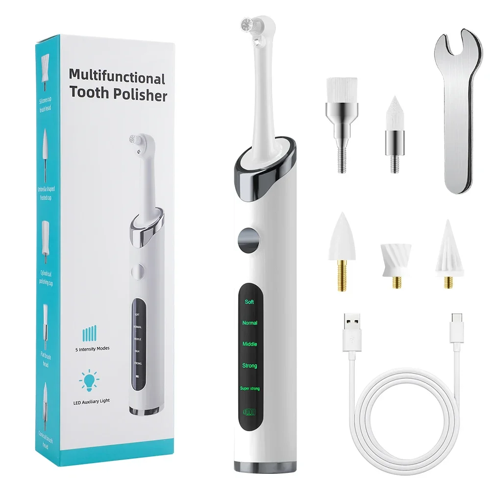 

Электрический очиститель зубов с LED-подсветкой, полировщик зубов, удалитель зубного камня, удалитель налета, инструменты для чистки зубов, перезаряжаемый