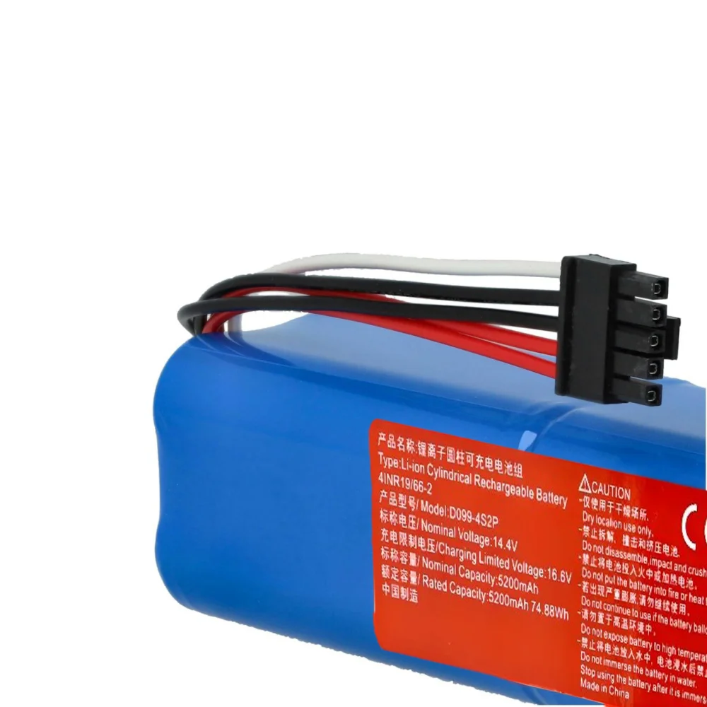 

New Original 5200mAh Replacement Battery D099-4S2P for Xiaomi MJSTS1/C101/MJSTP Vacuum-Mop 2 Pro.