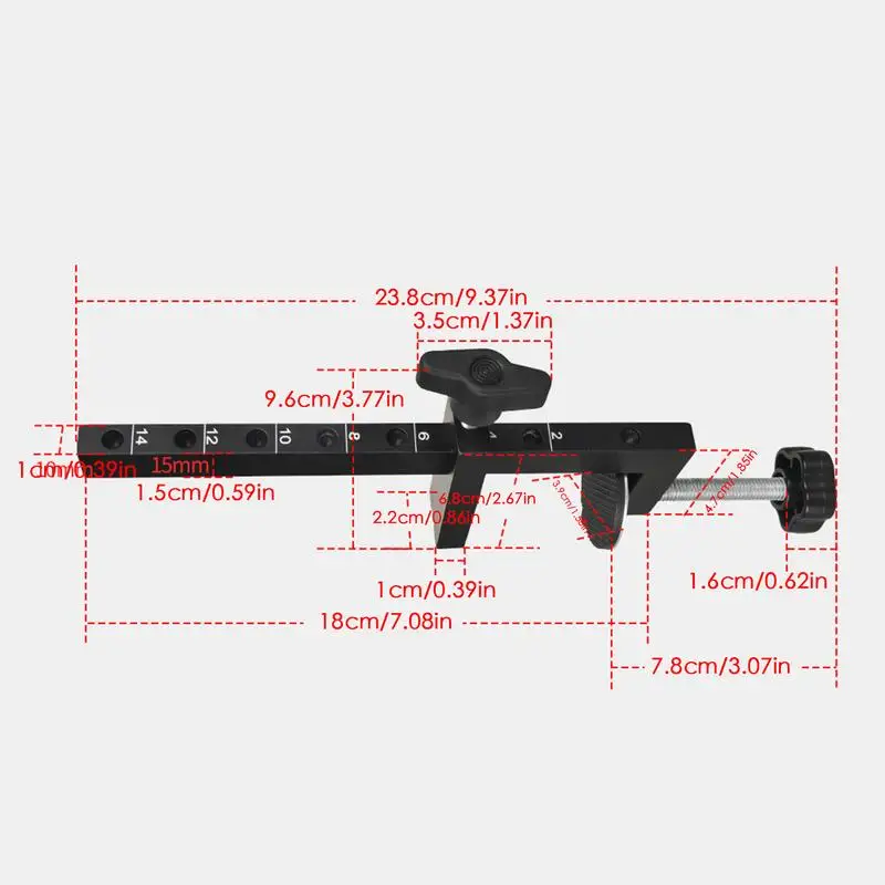 Woodworking Clamp Quick-Release Steel Bar Clamp Clamp Spreader Steel With Micro-Adjustment Handle For Metalworking Crafts