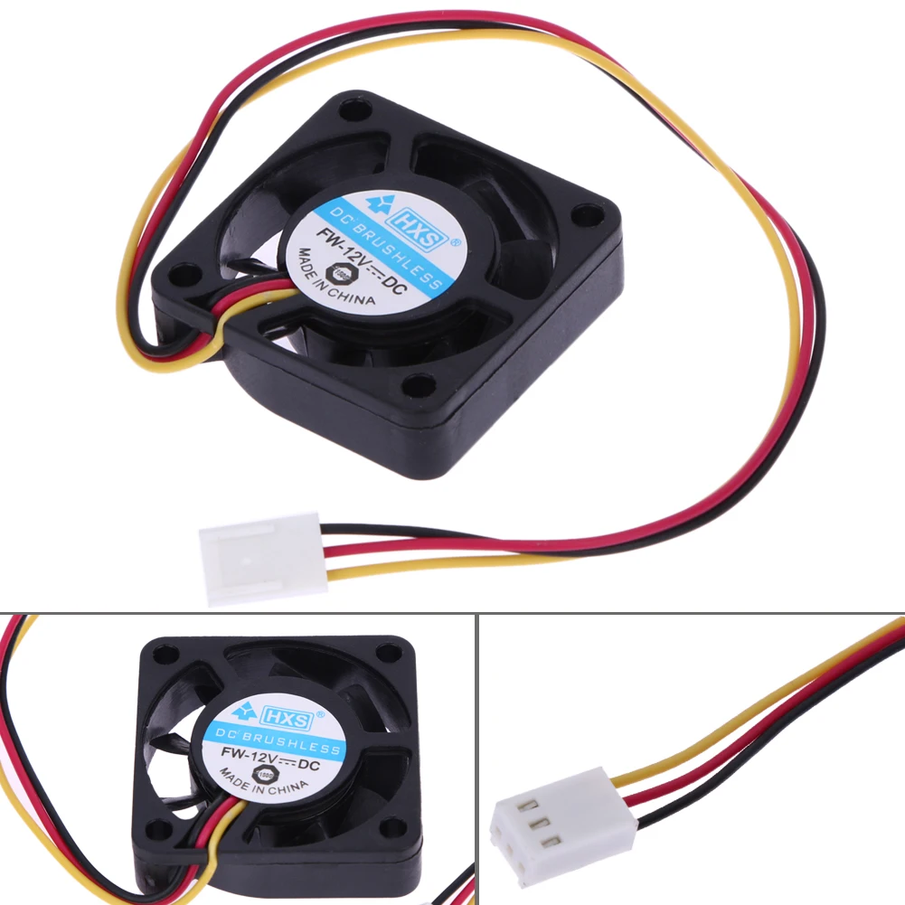 

3 Pin 40mm Computer CPU Cooler Cooling Fan DC 12V CPU Cooling Fan Cool Fans CPU PC Cooler Heat Sink Heatsink