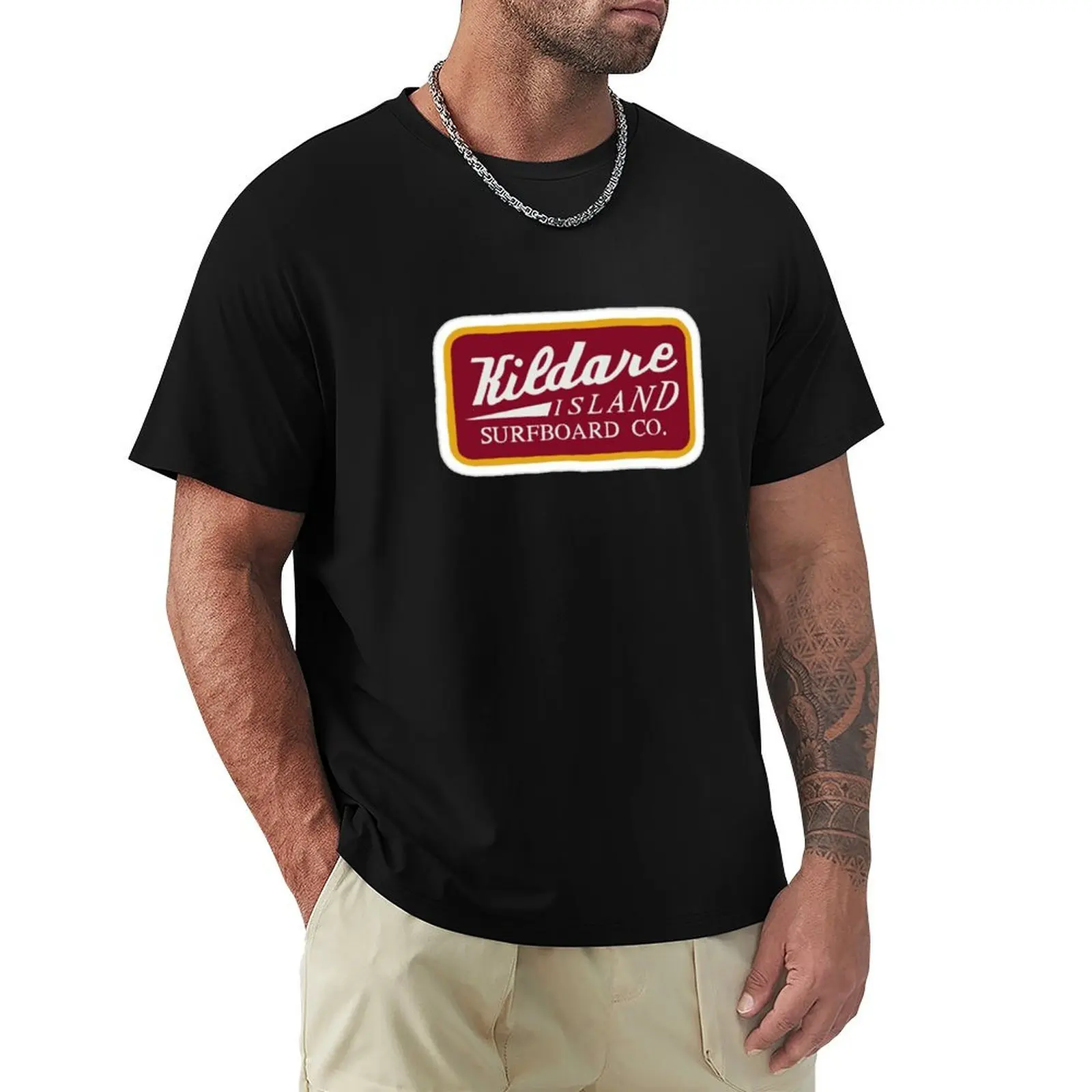 

Kildcare Island Surfboard Company T-Shirt vintage t shirts Short sleeve tee sweat shirts, men