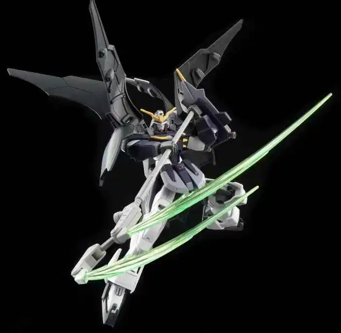 Bandai kit modelo original hguc 1/144 gundam deathscythe hell anime modelo brinquedos para meninos presentes caixa original figura de ação brinquedo