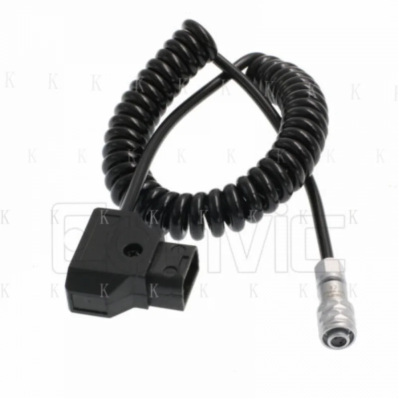 

C FOR BMPCC 4K 6K Pro Power Coiled Cable Blackmagic Pocket Cinema Camera 2-pin D-tap