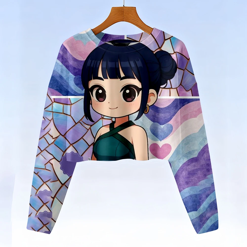 2026 Neu im modischen Stil Hoodie für Kinder, Kpop-Dämonenjäger, Kinder-Sweatshirt, süßer Tiger, Harajuku-Crop-Hoodie für Mädchen, Unisex