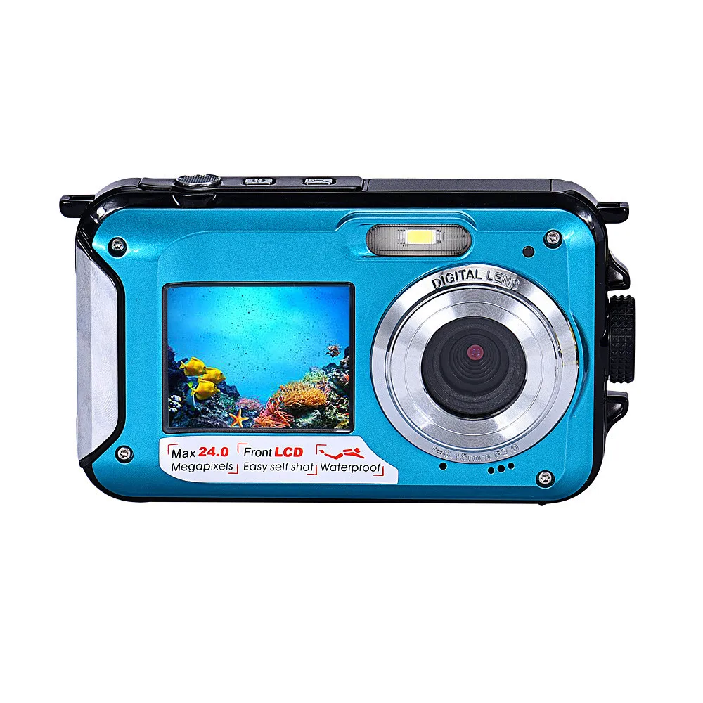 Waterproof  Photo Camera With Full Hd 1080P Digital Video Camera