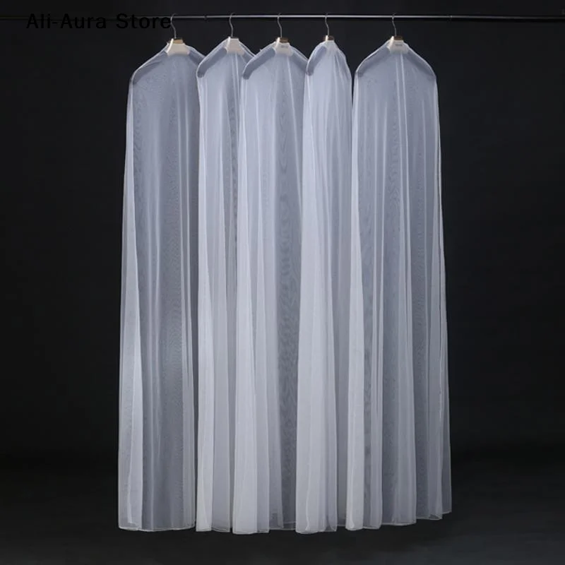 1Pcs Coat Garment Protector Brides Gown Case Dust-proof Covers Storage Bags Clothing Cover Wedding Dress