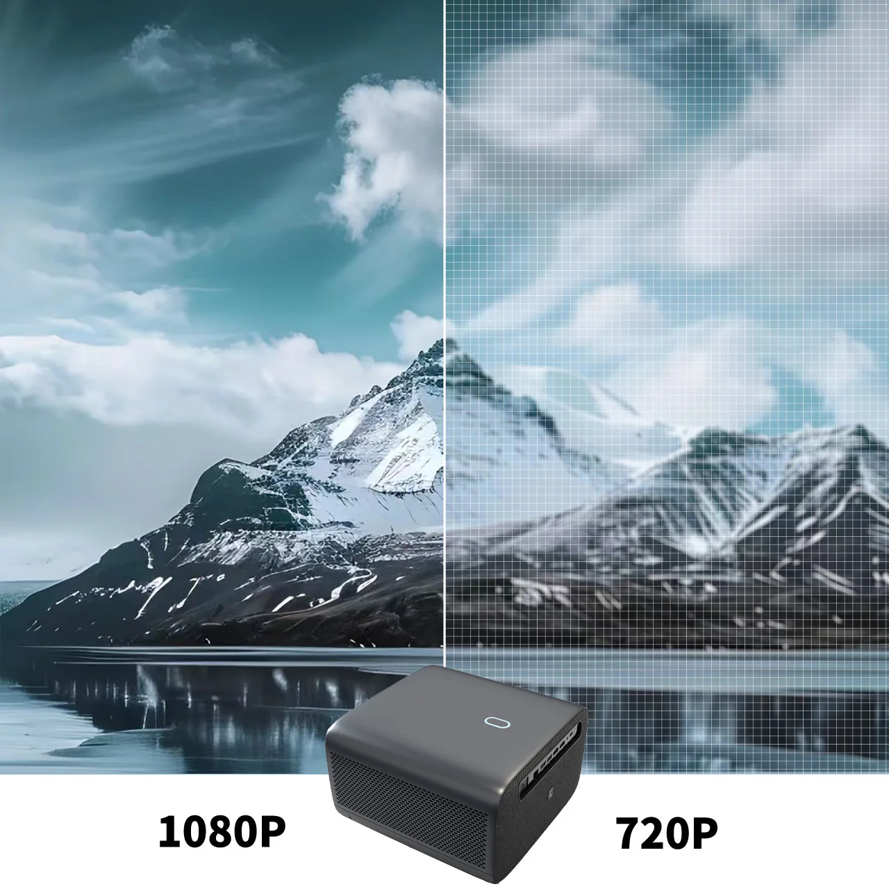 [التطبيقات العالمية] جهاز عرض Wupro OEM 412A Smart Linux OS طويل الرمي LED 1080P 4K يدعم الفيديو المنزلي 700ANSI Lumens LCD