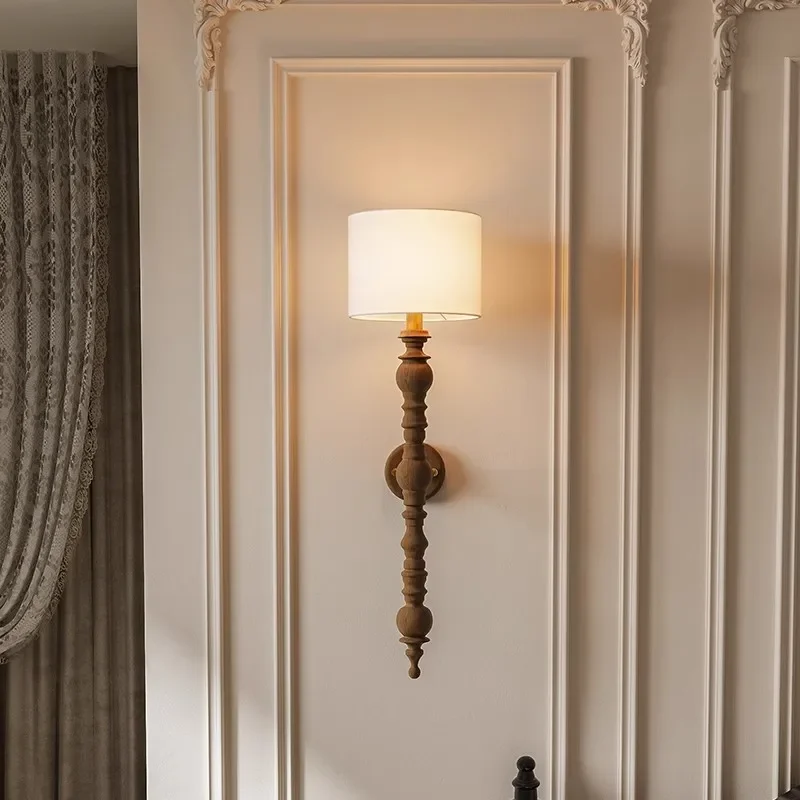 

LED Wood Wall Light for Living Room Bedroom Corridor Wall Lamp Interior Decoration Lamps Entrance Lighting Wall Decor