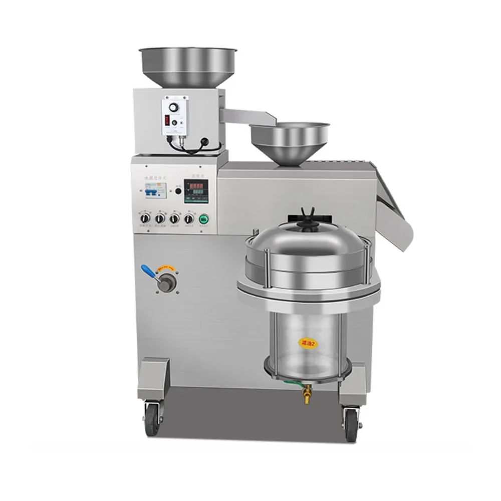 Macchina per la pressatura dell'olio di semi neri in acciaio inossidabile / Macchina per l'estrazione dell'olio di soia Macchina per la produzione di olio per le aziende