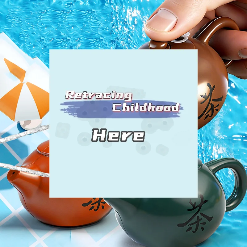 

Prank Teapot Water Gun Funny Toys Water Spray Gun For Summer Playing Water Fight Stress Relief Toy Children's Toy-TOY