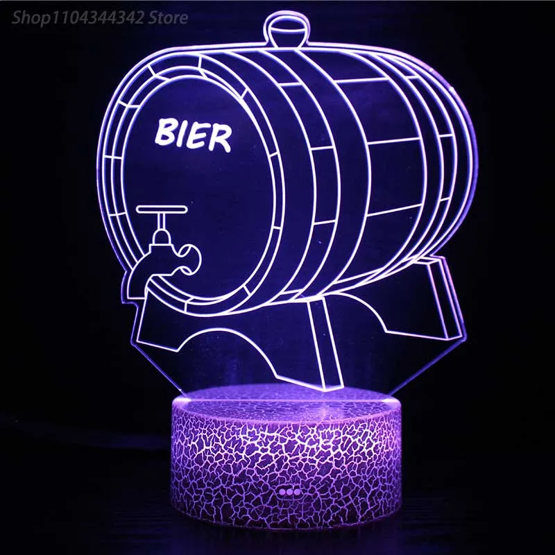 3D Acrylic Creative Camera Night Light Living Room Bedroom Creative Parent Child Gift Decoration Light USB Atmosphere Light