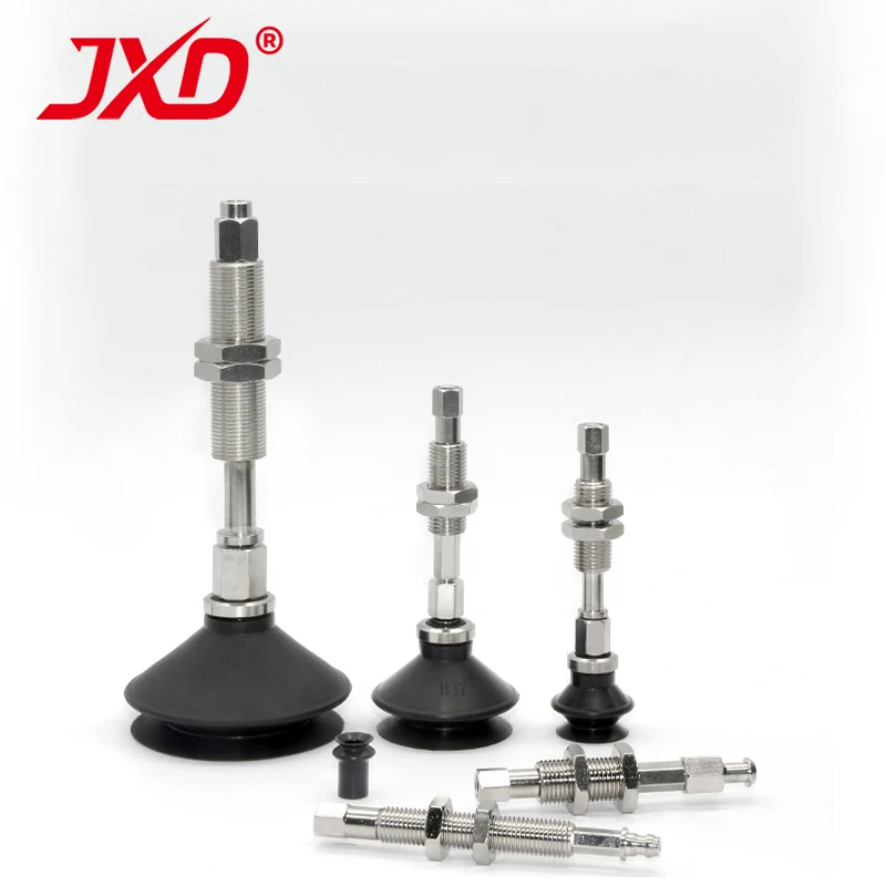 JXD SMC ZP Series Vacuum Sucker ZP-13/16/20/25/25/32/40/50UN/US Flat Round Industrial Vacuum Suction Cup