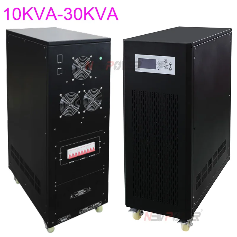 

Solar Inverter 10KVA 48V 96V 192V DC To AC 380V 8000W Hybrid Inverter Pure Sine Wave Built-in 100A MPPT Solar Charge Controller