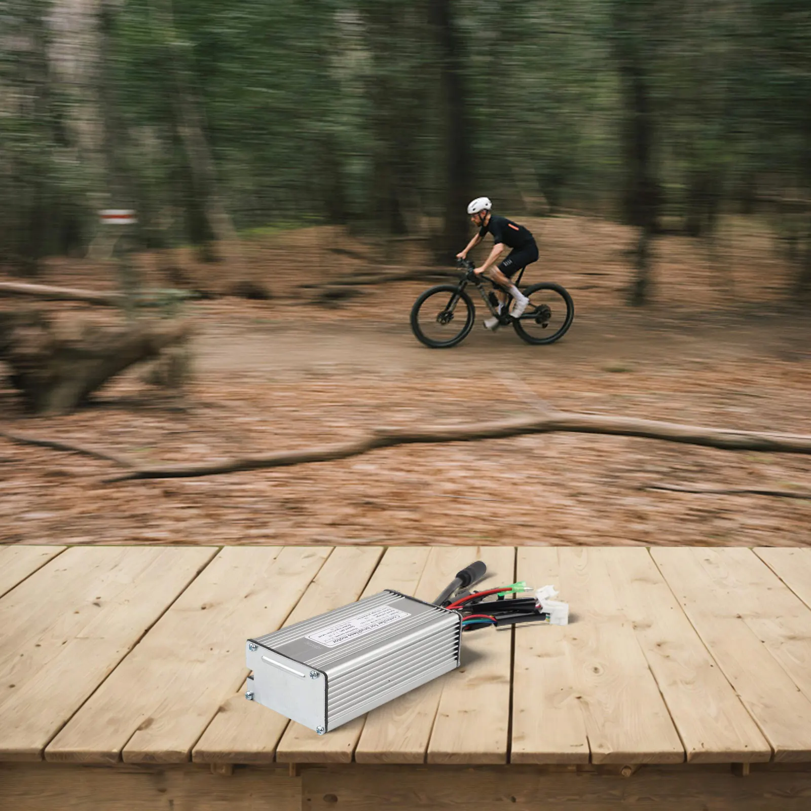 

SM Connector KT-25A Controller Electric Bike Maintenance Weight 370g Headlight Function Lightweight Controller