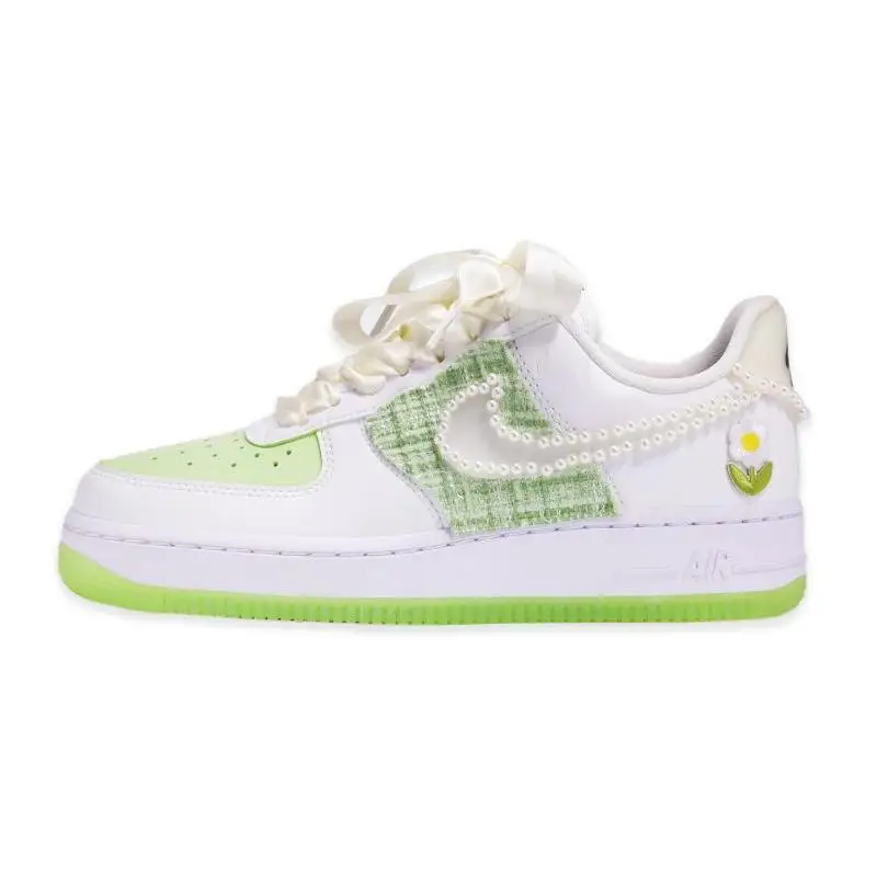 【Настроить】Nike Air Force 1 Обувь для скейтбординга Женские кроссовки CT3228-100