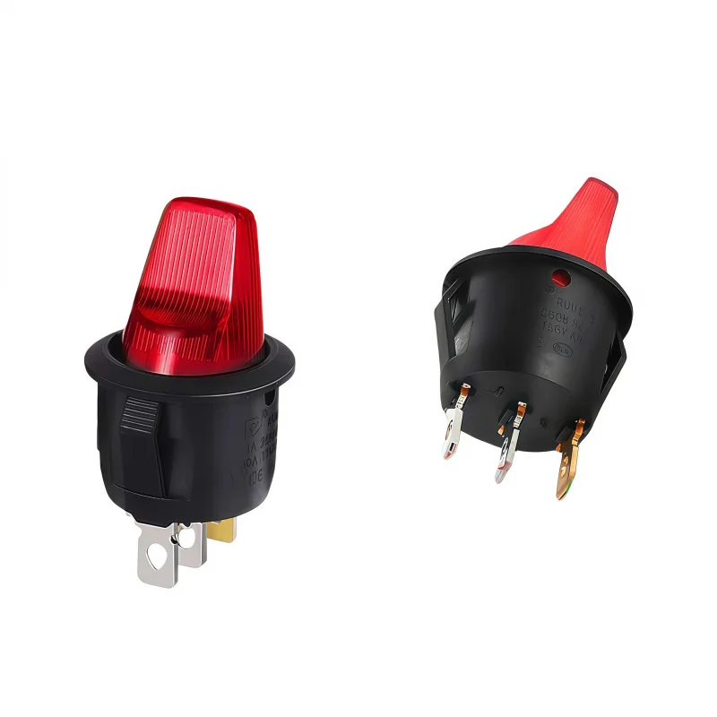 1PCS Rocker Switch ON-OFF 12V  220V LED Illuminated Lamp With Specail Button Toggle Switches For Auto Car Motor