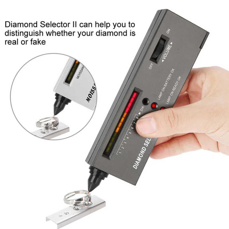 Practical Jewelry Diamond Selector II Moissanite Tester Portable Testing Tool Set