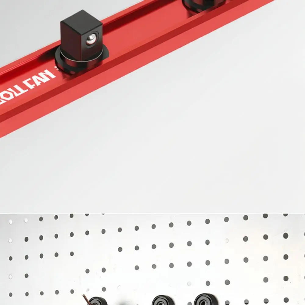 Metal Magnetic Socket Organizer Rail Tray Tool Storage Holder For Garage Workshop Mechanic Repair Socket Wrench Equipment