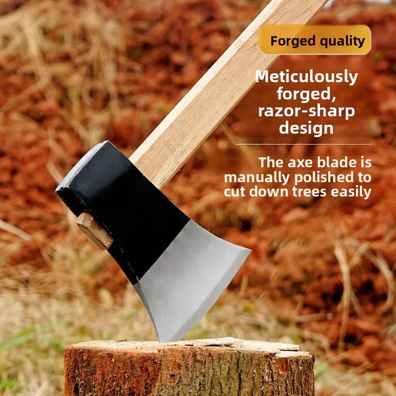 Forged Rail Steel Quenched Durable Steel Cutting Trees Firewood Household Northeast Logging
